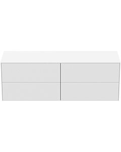 Ideal Standard Conca vanity unit T4325Y1 without cut-out, 4 pull-outs, 160x50.5x55 cm, matt white lacquered