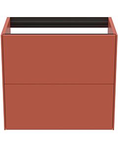 Ideal Standard Conca vanity unit T4354Y3 without vanity top, 2 pull-outs, 60x37x54 cm, Sunset matt lacquer