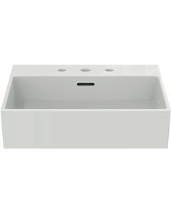 Ideal Standard Extra lavabo T3885MA avec 3 trous pour robinetterie, avec trop-plein, sol, 500 x 450 x 150 mm, blanc Ideal Plus