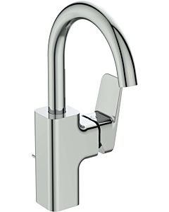Ideal Standard CeraPlan basin mixer BD235AA with high and swiveling spout, chrome-plated, with metal waste set