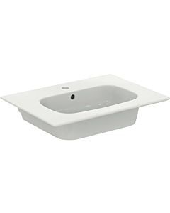 Ideal Standard i.life A washbasin package K8741NW 64x46x64.5cm, 2000 tap hole, brushed chrome handle, coffee oak