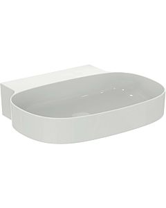 Ideal Standard Linda-X washbasin T499001 without tap hole, without overflow, ground, 600 x 500 x 135 mm, white