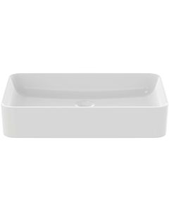 Ideal Standard Conca top bowl T3698V1 without tap hole and overflow, square 600 x 400 mm, silk white