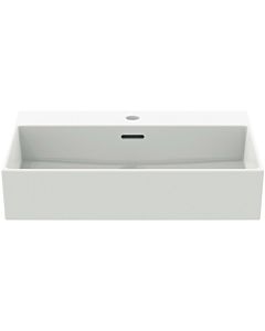 Ideal Standard extra washbasin T3889V1 with tap hole, with overflow, ground, 600 x 450 x 150 mm, silk white