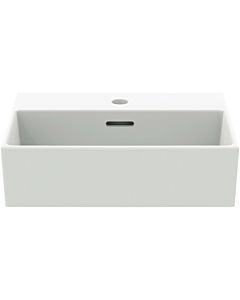 Ideal Standard extra hand wash basin T3917V1 45x35x15cm, with overflow, ground, 2000 tap hole, silk white