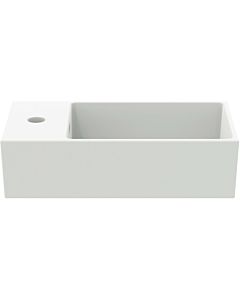 Ideal Standard Extra hand wash basin T3733V1 45x25x15cm, tap bank on the left, with overflow, 2000 tap hole, silk white