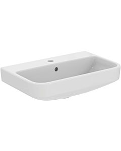 Ideal Standard lavabo compact i.life S T458301 avec trou pour robinetterie et trop-plein, 60 x 38 x 18 cm, blanc