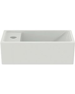 Ideal Standard i.Life S lave-mains E211301 banc de robinetterie gauche, trou de robinetterie 2000 , sans trop-plein, blanc , 37x21x12cm