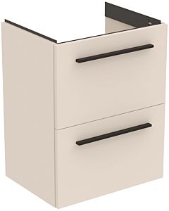 Ideal Standard i.life S furniture vanity unit T5291NF 2 drawers, 50 x 37.5 x 63 cm, sand beige matt