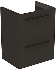 Ideal Standard i.life S meuble sous-vasque T5291NV 2 tiroirs, 50 x 37,5 x 63 cm, gris quartz mat