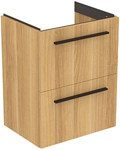 Ideal Standard i.life S furniture vanity unit T5291NX 2 drawers, 50 x 37.5 x 63 cm, natural oak