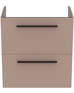 Ideal Standard i.life S furniture vanity unit T5293NH 2 drawers, 60 x 37.5 x 63 cm, matt carbon grey