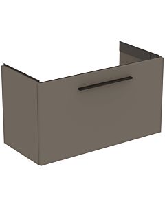 Ideal Standard i.life S Möbel-Waschtischunterschrank T5294NG 1 Auszug, 80 x 37,5 x 44 cm, greige matt