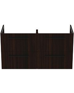 Ideal Standard i.life B meubles double vasque T5278NW 120x50,5x63cm, 4 tiroirs, chêne café