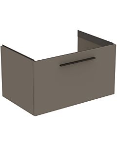 Ideal Standard i.life B meubles double vasque T5271NG 2000 coulissant, 80 x 50,5 x 44 cm, gris quartz mat