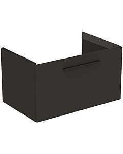 Ideal Standard i.life B meubles double vasque T5271NV 2000 coulissant, 80 x 50,5 x 44 cm, gris carbone mat