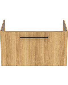 Ideal Standard i.life B furniture double vanity unit T5271NX 2000 pull-out, 80 x 50.5 x 44 cm, natural oak