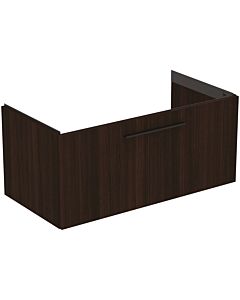 Ideal Standard i.life B meubles double vasque T5275NW 2000 coulissant, 100 x 50,5 x 44 cm, chêne café