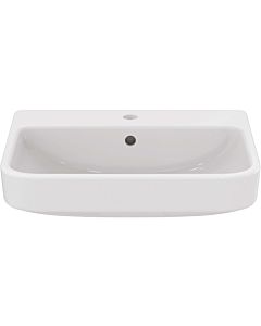 Ideal Standard i.life B semi-recessed washbasin T461101 with tap hole and overflow, 55 x 44 x 17cm, white
