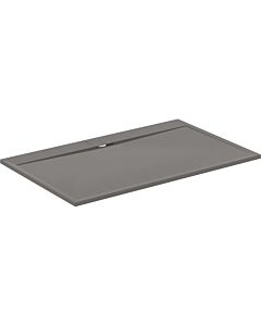 Ideal Standard Ultra Flat S i.life receveur de douche rectangulaire T5232FS 160 x 100 x 3,2 cm, gris quartz