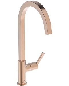Ideal Standard Gusto kitchen tap BD411J4 sunset rose, with high square pipe spout