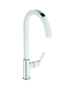 Ideal Standard Robinet de cuisine Gusto BD412AA chromé , avec bec haut carré, basse pression