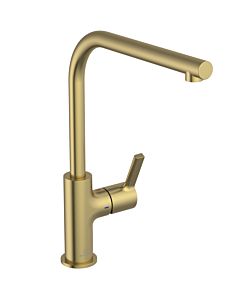 Ideal Standard Robinet de cuisine Gusto BD418A2 or brossé, avec bec tubulaire