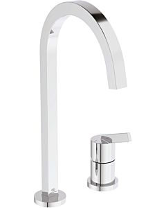 Ideal Standard Gusto kitchen 2-hole faucet BD423AA chrome, with high square pipe spout