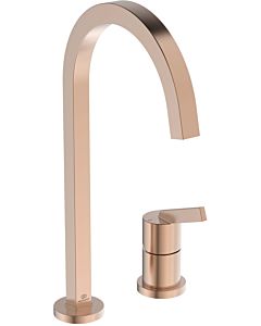 Ideal Standard Gusto kitchen 2-hole faucet BD423J4 sunset rose, with high square pipe spout