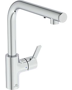 Ideal Standard Gusto wall-mounted kitchen faucet A7817AA chrome, with sensor liquid soap dispenser, kit 2