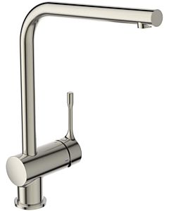 Ideal Standard CeraLook kitchen mixer BC174GN with high spout, projection 225 mm, stainless steel look