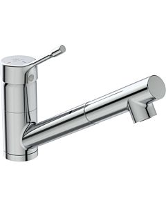 Ideal Standard CeraLook kitchen fitting BC294AA with pull-out hand shower, BlueStart &quot;, projection 230 mm, chrome-plated