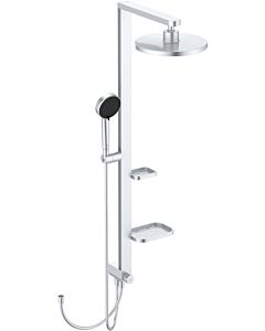 Ideal Standard Alu+ shower system BD585SI for combination with exposed fitting, silver
