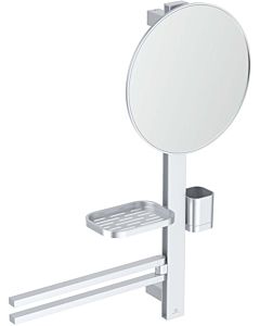Ideal Standard Alu+ Beauty Bar M700 BD588SI with towel rail and Spiegel 320mm, Silver