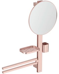 Ideal Standard Alu+ Beauty Bar M700 BD588RO mit Handtuchhalter und Spiegel 320mm, Rose