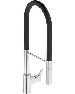 Ideal Standard Gusto kitchen tap BD421AA chrome, with 2-function hand shower made of metal