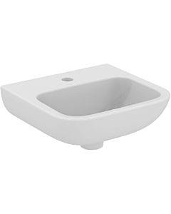 Ideal Standard Contour 21 Handwaschbecken S240601 mit Hahnloch, ohne Überlauf, 40 x 36,5 cm, weiß