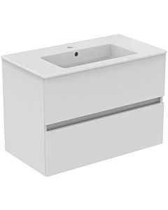 Ideal Standard Eurovit Plus ensemble de meubles vasque R0574WG avec meuble bas, blanc brillant, 80 cm