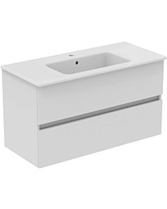 Ideal Standard Eurovit Plus washbasin furniture package R0575WG with base cabinet, white high gloss, 101cm