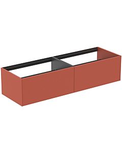 Ideal Standard Conca vanity unit T3984Y3 without vanity top, 2 pull-outs, 160x 50.5x36 cm, Sunset matt lacquered