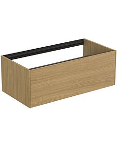 Ideal Standard Conca vanity unit T3988Y6 without vanity top, 2000 pull-out, 100x50.5x36 cm, Eiche hell veneer