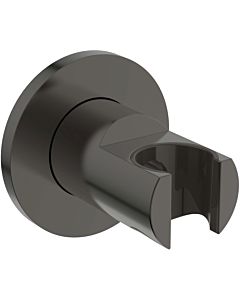 Ideal Standard Idealrain Atelier Brausehalter BC806A5 rund, aus Metall, fix, Magnetic Grey
