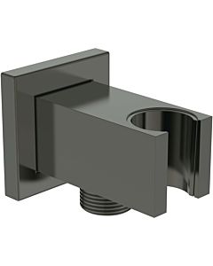 Ideal Standard Idealrain Atelier wall connection elbow BC771A5 with shower holder, UP G1 / 2, angular, Magnetic Gray