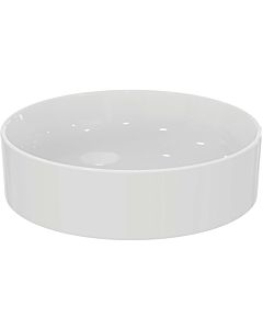 Ideal Standard Conca top bowl T369601 without tap hole and overflow, round Ø 450 mm, white