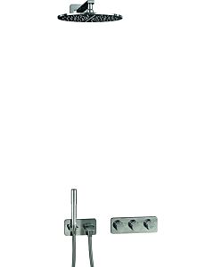 Ideal Standard Archimodule soft shower combination A1549AA soft, with baton hand shower and rain shower, chrome-plated