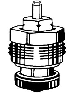 Heimeier Thermostat-Ersatz-Oberteil 2241-02.299 DN 15, Schwerkraft, bis Ende 1984