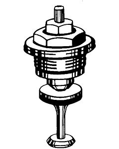 Heimeier thermostatic insert 3831-02.299 for one-pipe valve, series from June 1981