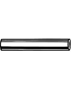 Heimeier precision steel tube 3831-15.169 Ø 15mm, 1100mm long, for flow, chrome-plated