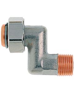 Heimeier S connection 1353-01.362 DN valve R 2000 / 2xRp 3/8, nickel-plated gunmetal