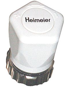 Heimeier hand Heimeier cap 1303-01.325 white RAL 9016, with direct connection